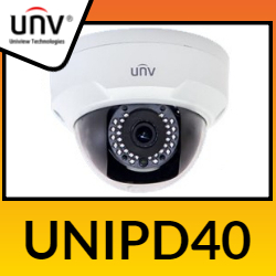 UNIPD40: Telecamera Dome IP 4 Megapixel, videosorveglianza UNV - Dodic